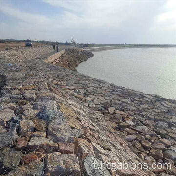 Gabion Box Cage di protezione del fiume zincato a caldo